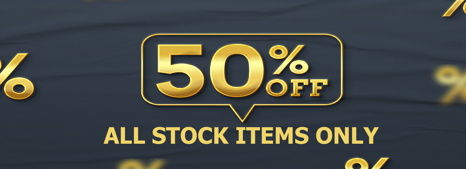 50% Off all stock items sale at Suits Newbury